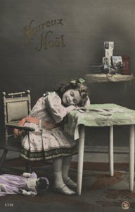 Carte de Noël avec petite fille - French Photographer